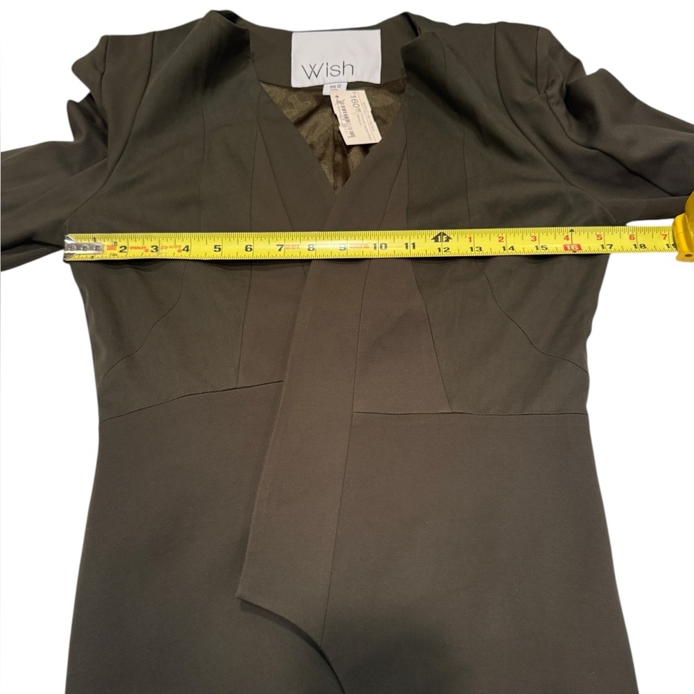 Wish Australia Persuit Jacket Olive Green Blazer Career Jacket Size Aus 12 NWT - Picture 14 of 16
